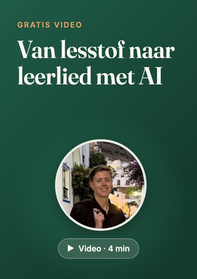 Video en gids: maak met AI een leerlied over jouw lesonderwerp, video